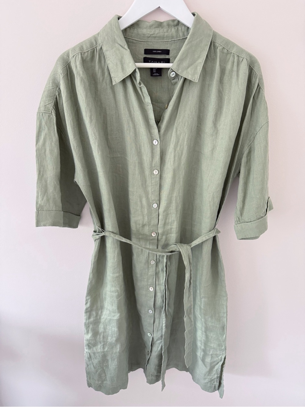 Tahari Linen Dress